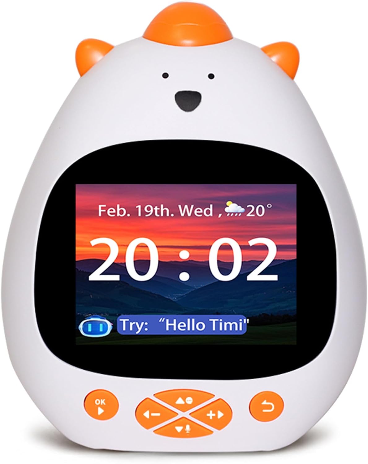 AI Voice Alarm Clock for Kids Sleep Trainer Smart Wake Clock