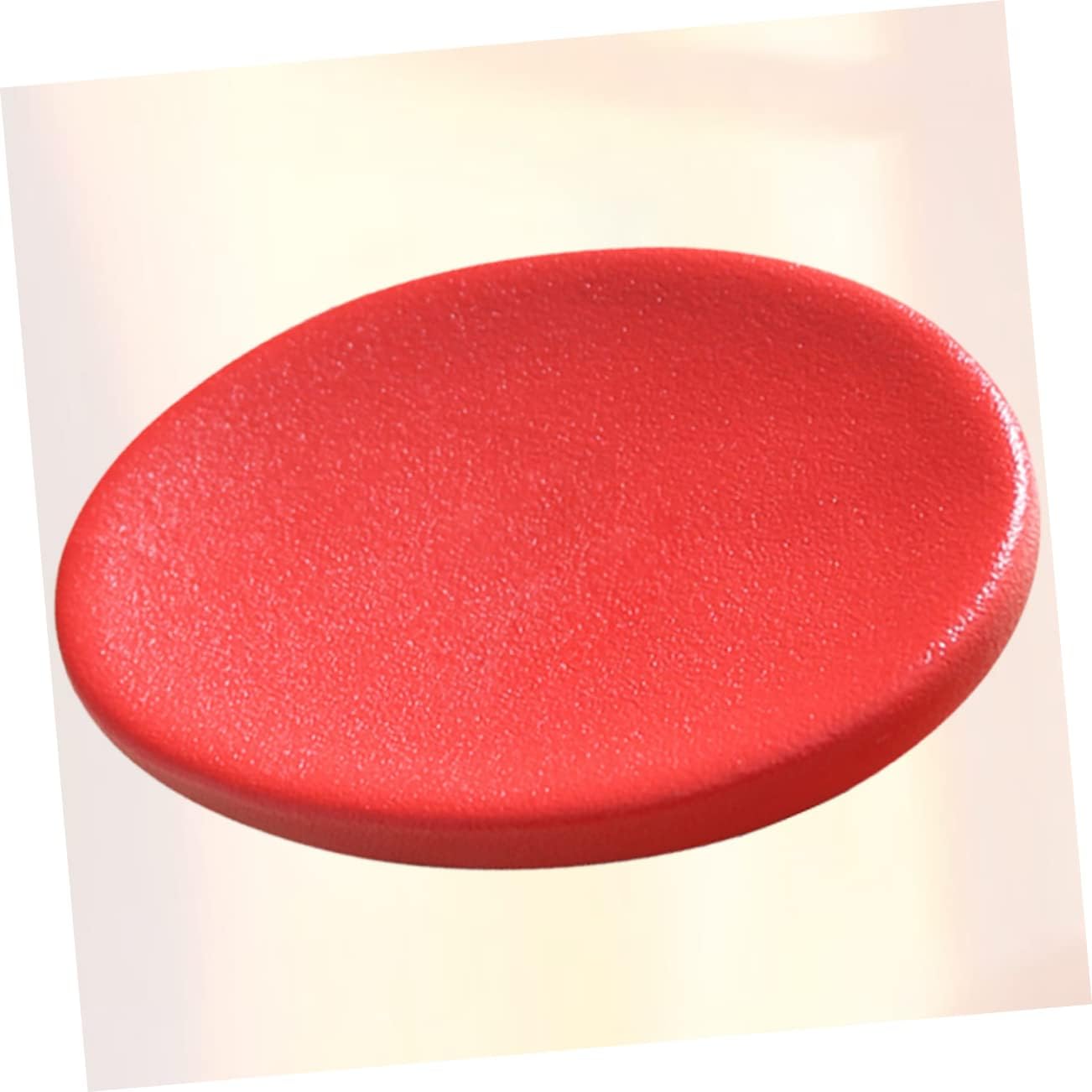 COSMEVIVI 1pc Ceramic Soap Dish Holder for Bar Red Bathroom Organizer