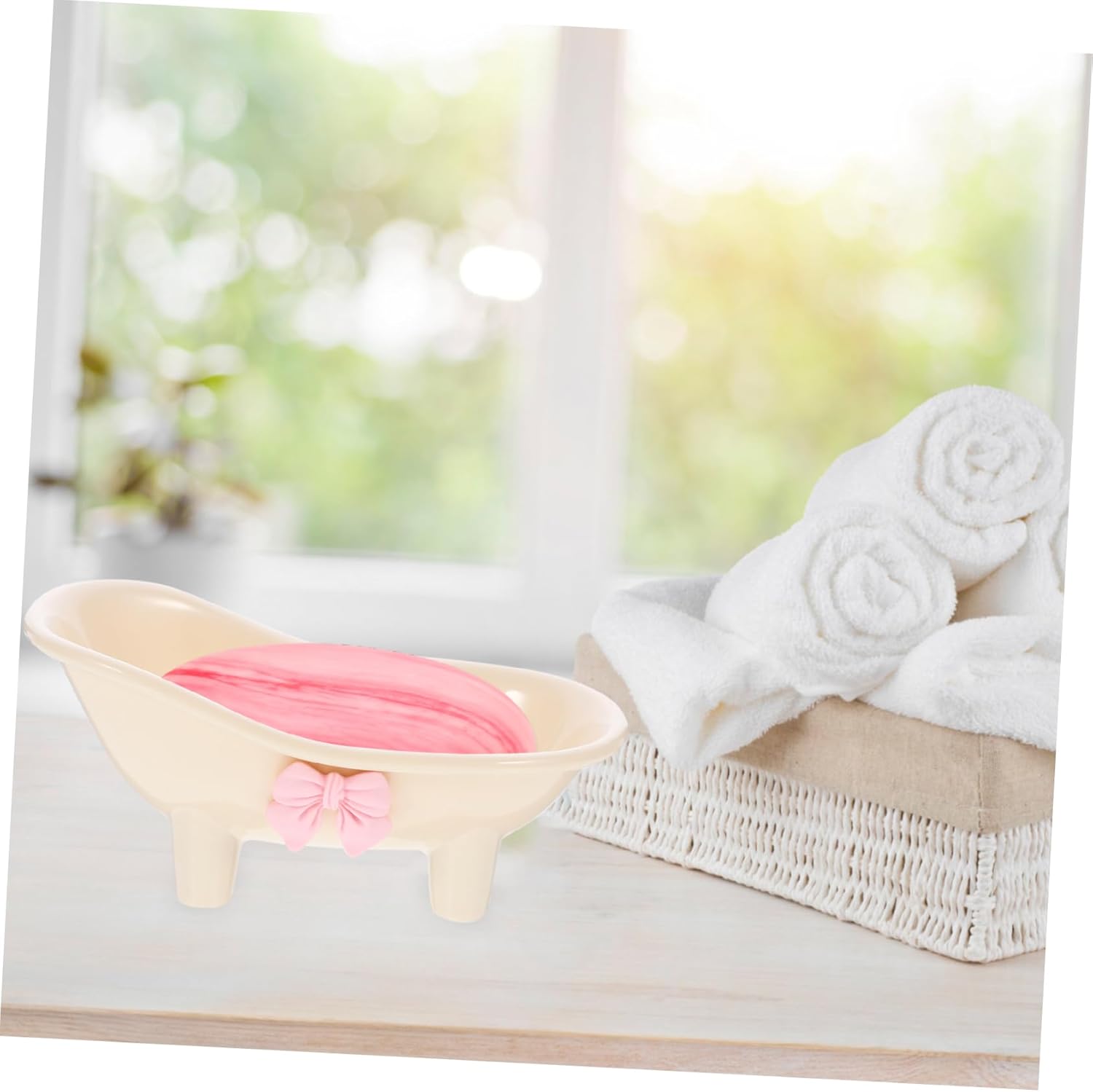 STOBAZA Self Draining Soap Dish for Bathroom and Kitchen