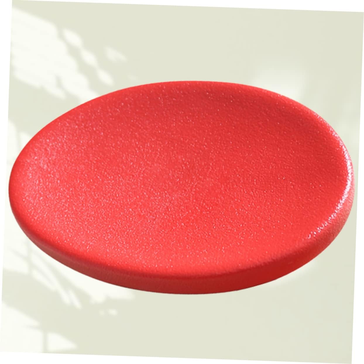 1Pc Creative Red Ceramic Soap Dish for Home Decor