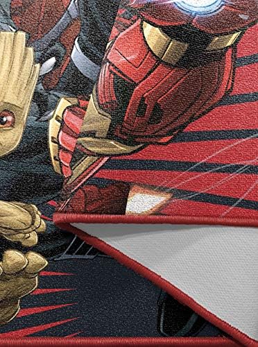 Jay Franco Marvel Avengers Full Assault Kids Room Rug 4x5ft