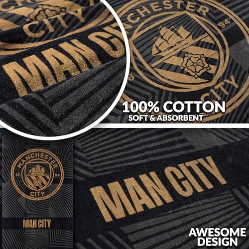 Manchester City FC Beach Towel - 100 Cotton Quick Dry