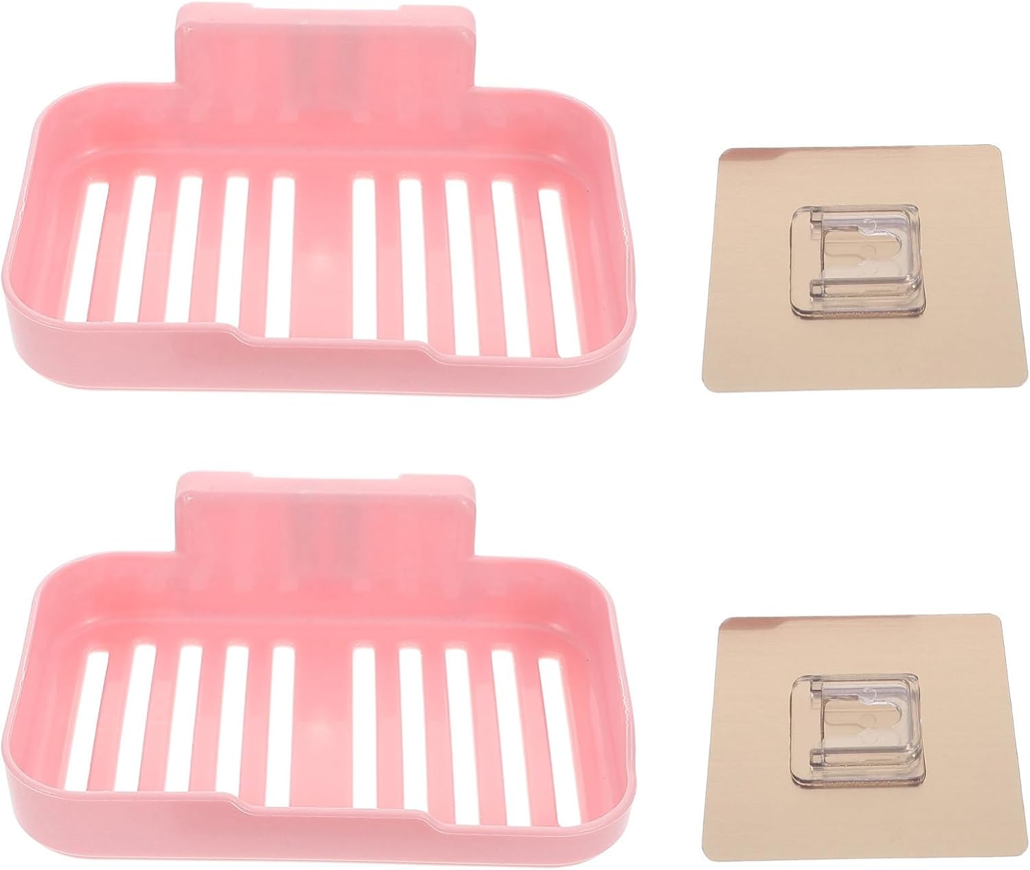 Cabilock 2pcs Wall Mounted Shower Soap Holder