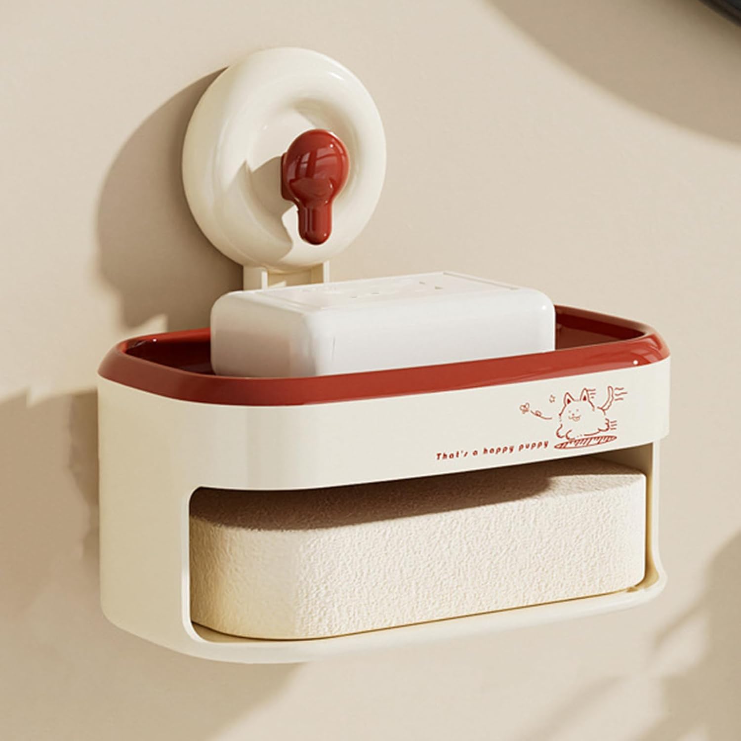 KIEUIENK Suction Cup Soap Holder for Shower