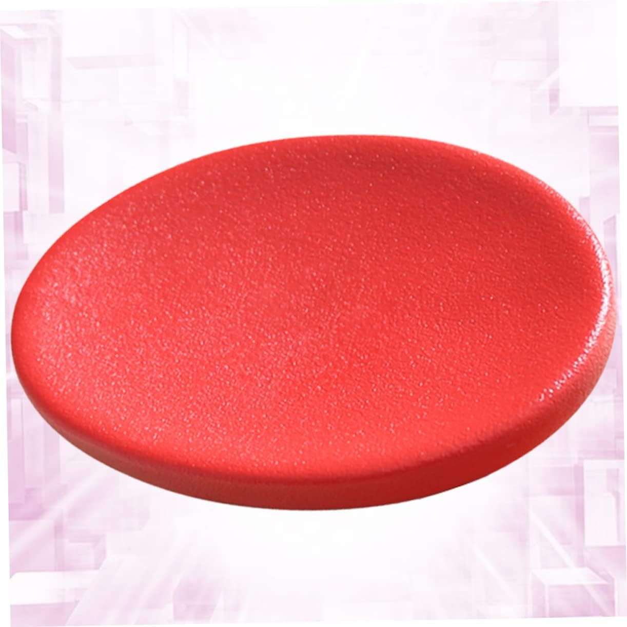 Holibanna 1Pc Red Ceramic Soap Dish for Bathroom Kitchen 1
