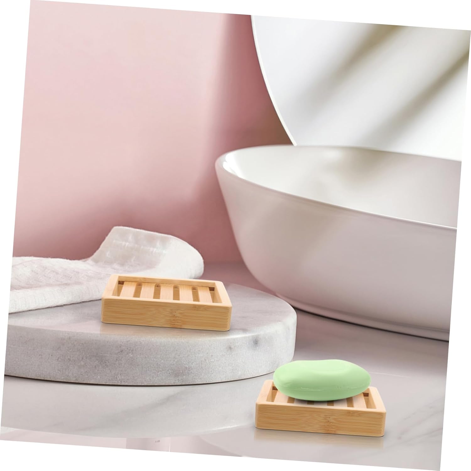 1Pc Boat Soap Dish for Bathroom Sink and Kitchen