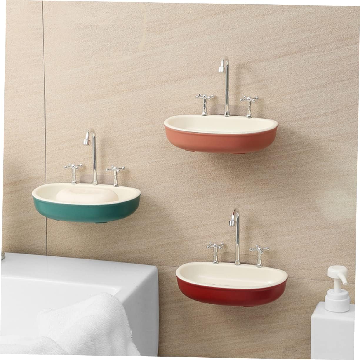 GLEAVI Suction Cup Soap Holder for Shower and Kitchen
