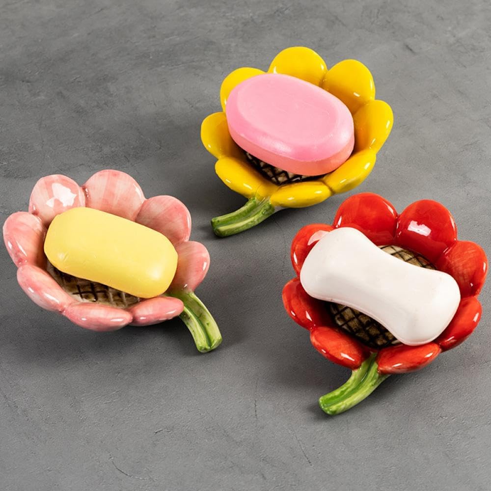 Sizikato Porcelain Sunflower Soap Dish