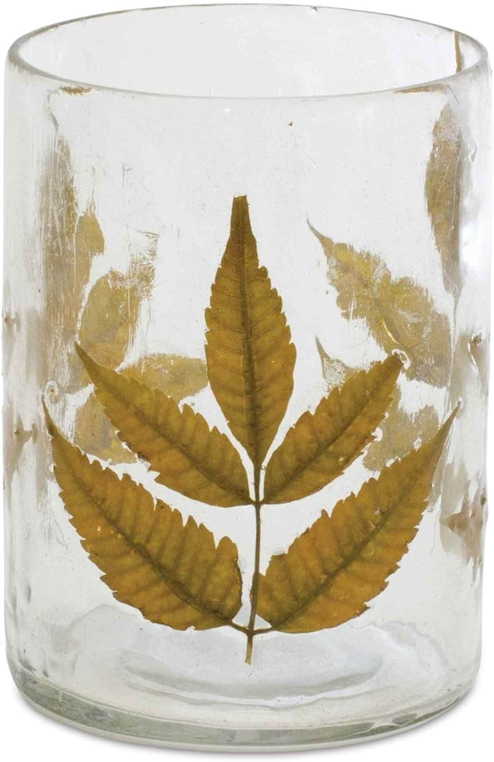 Melrose Dried Leaf Candle Holder Set of 3