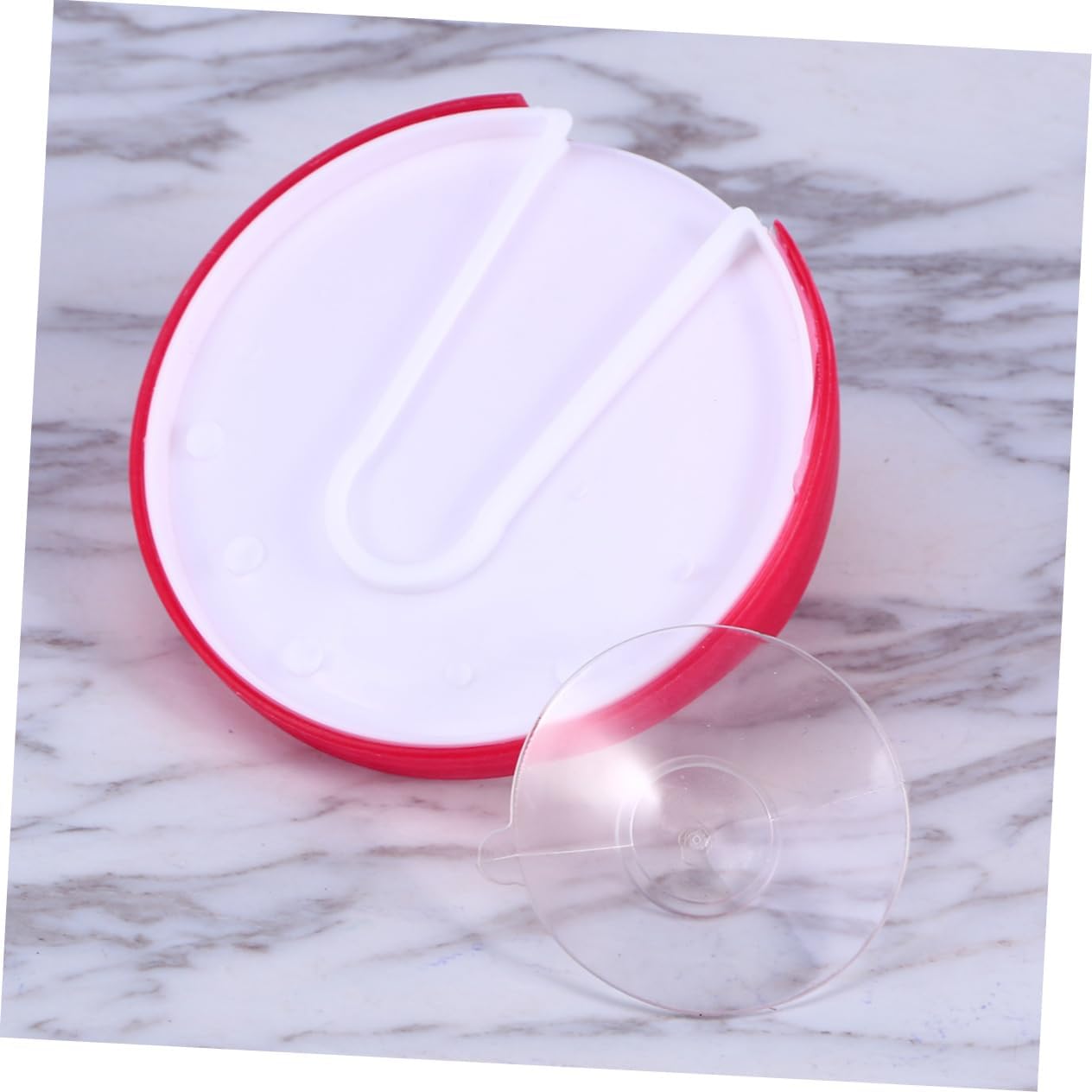 Anneome Multi-Functional Wall-Mounted Soap Dish Red