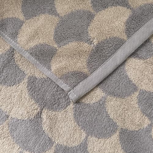 USTIDE Brown Leaf Towels Set 2pcs 134x29inch