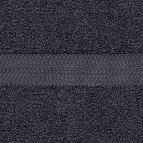 Superior 18-Piece Cotton Towel Set Navy Blue