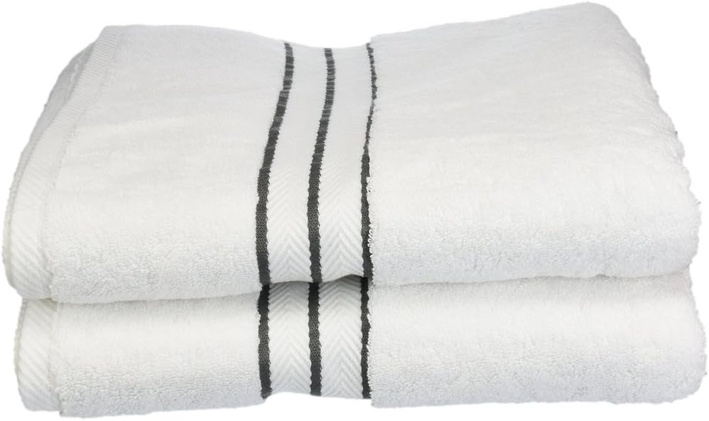 Superior Turkish Cotton Ultra-Plush 2-Piece Bath Towel Set 1