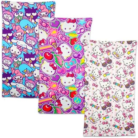 Hello Kitty Beach Towel 3 Pack Set for Kids 1