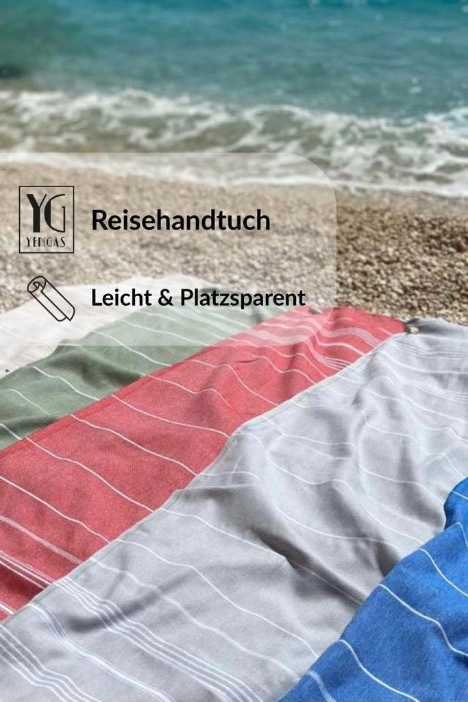 YENGAS Turkish Beach Towel XXL 37x70 Inch