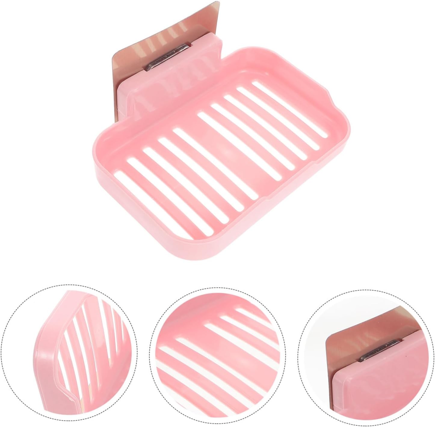 STOBAZA Adhesive Soap Holder for Bathroom and Travel