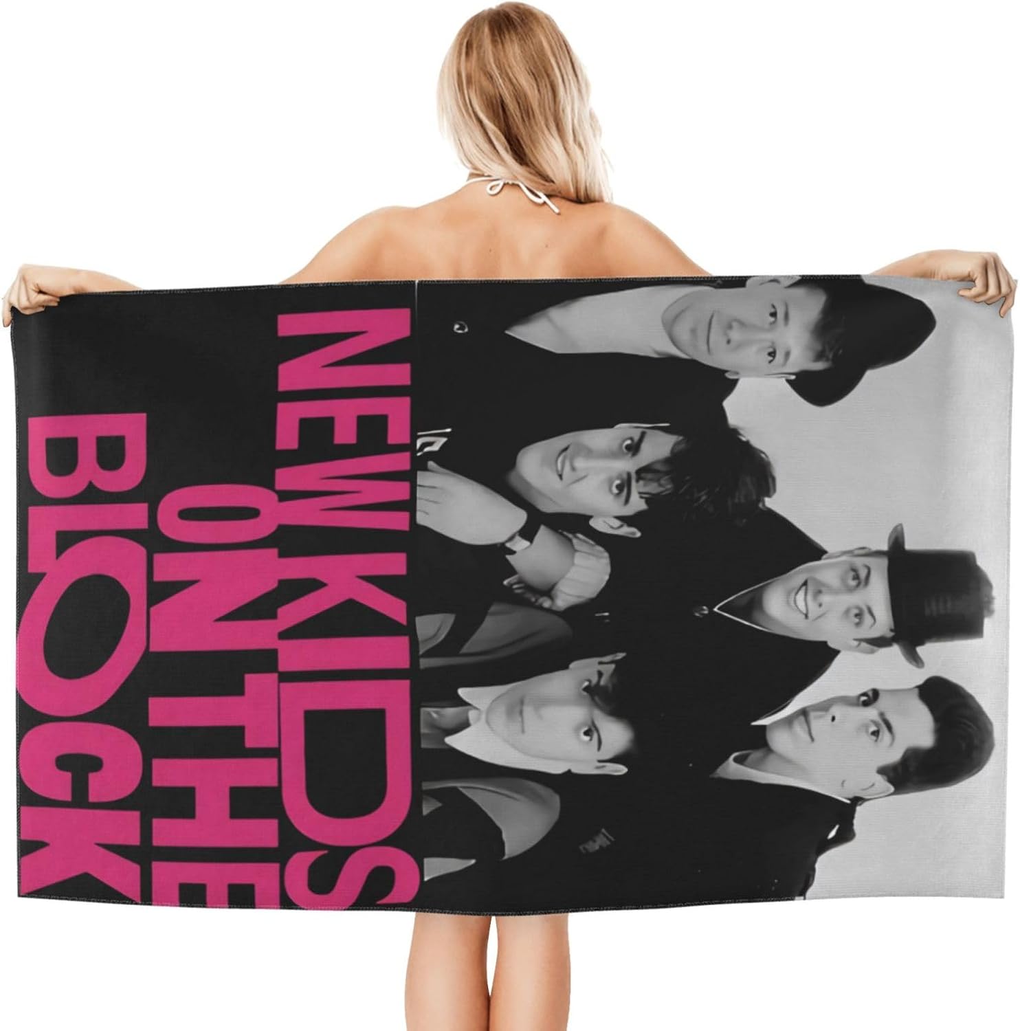 New Kids Musics On The Block Ultra Soft Beach Towel
