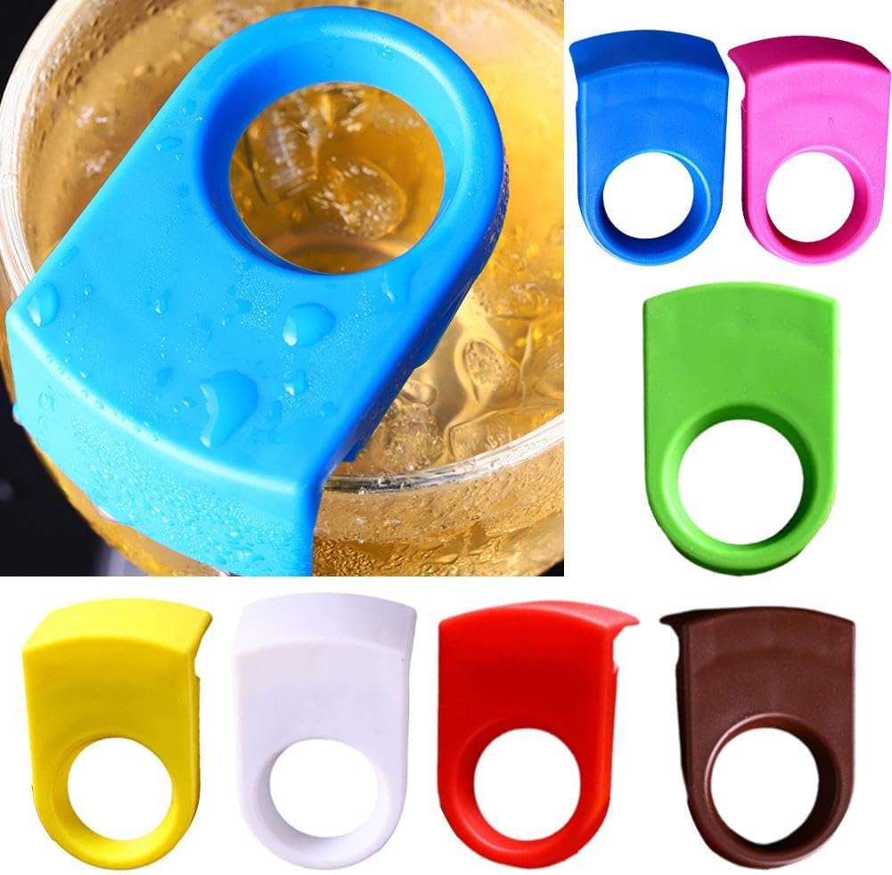 RYGRZJ 21 Pcs Colorful Beer Bottle Clips