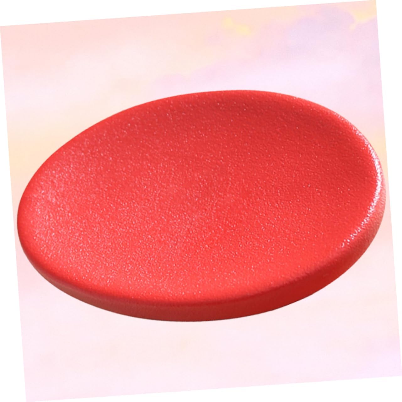 Modern Red Ceramic Soap Dish Holder