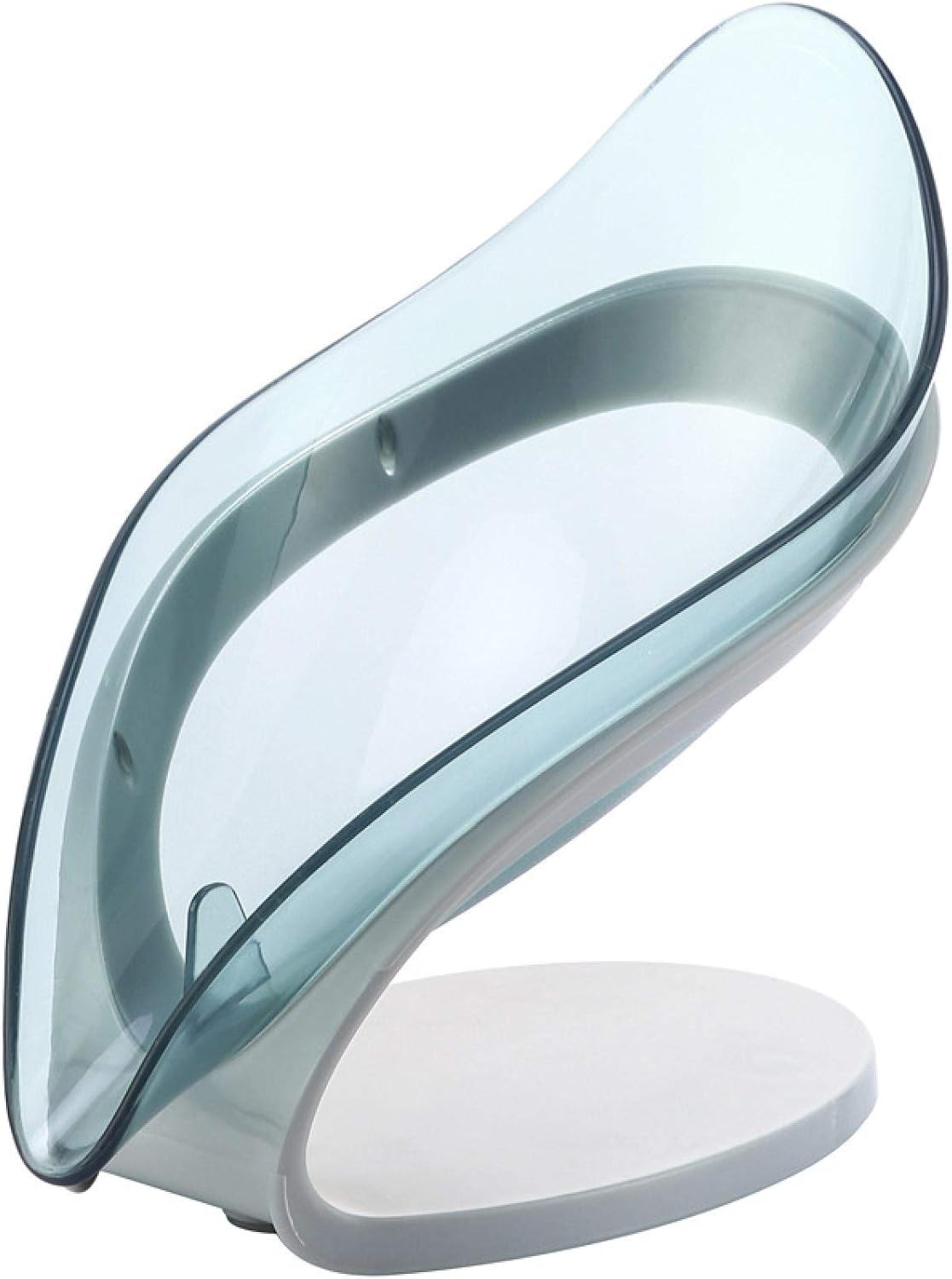 Wangyysad Transparent Blue Soap Holder