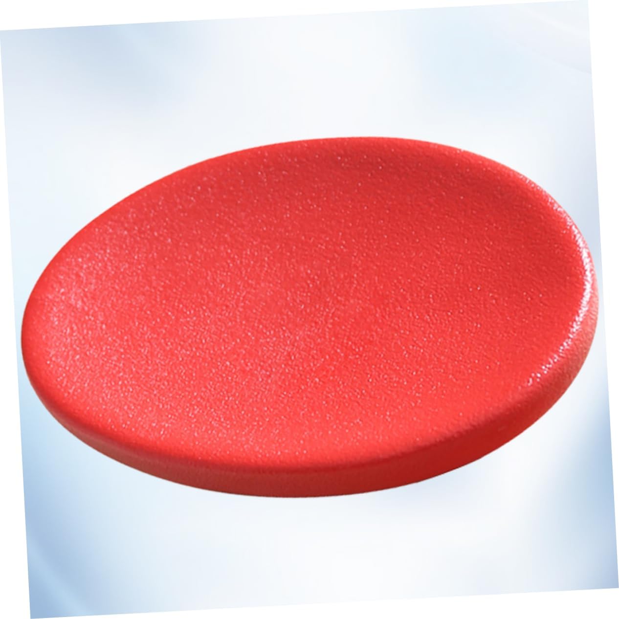 Garneck 1pc Ceramic Red Soap Dish Holder for Bathroom and Home
