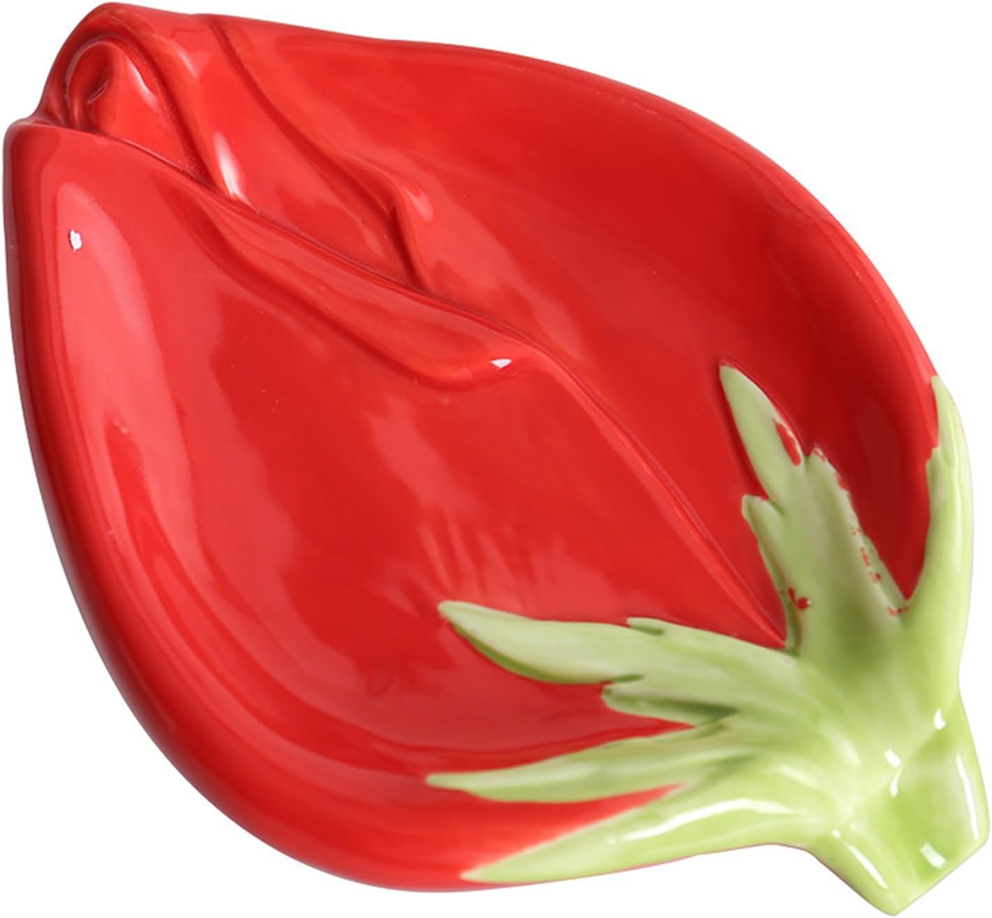 1PC Rose Flower Ceramic Soap Dish for Bathroom Kitchen