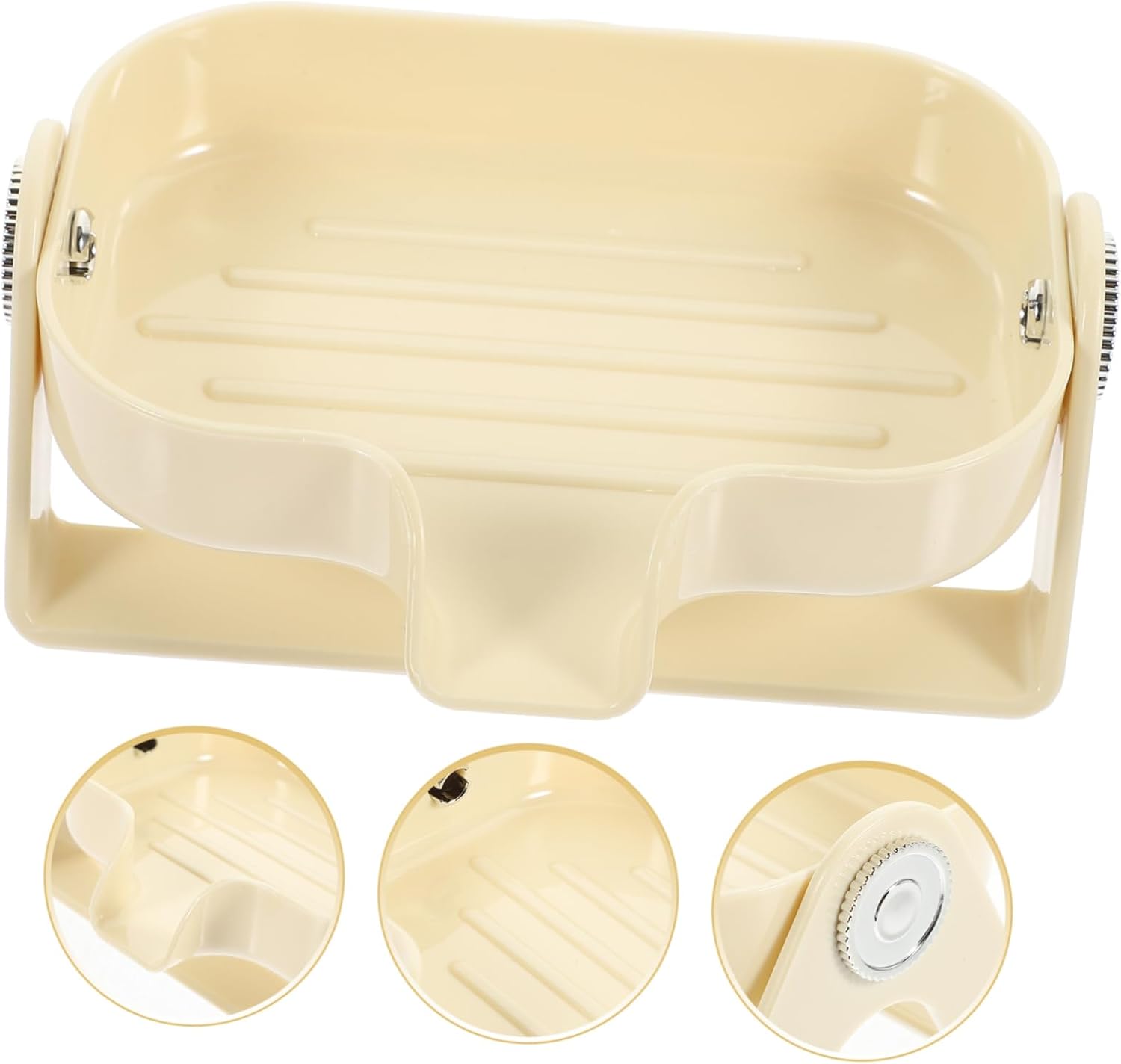 Self-Draining Soap Dish with Waterfall Design 1