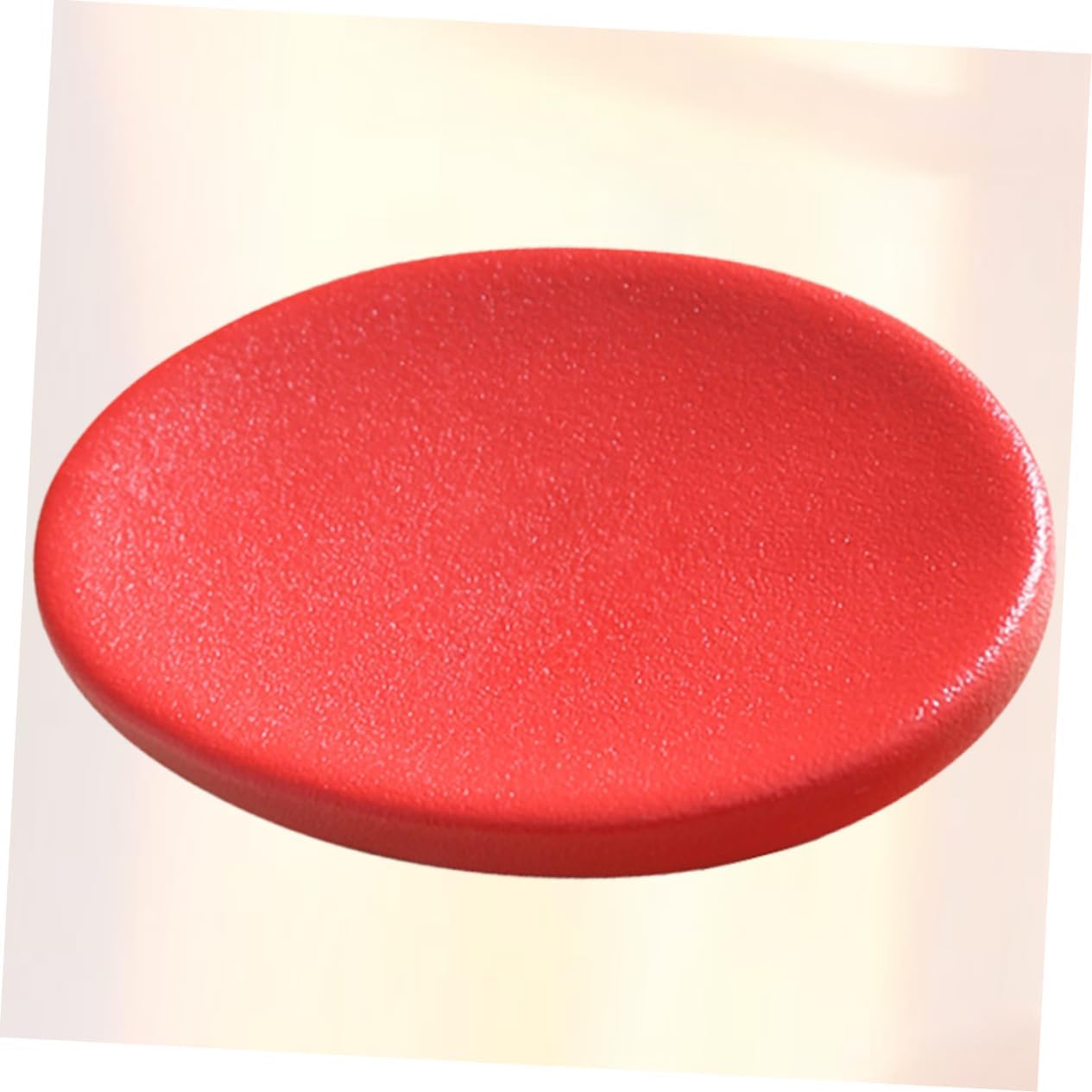 Holibanna 1Pc Red Ceramic Soap Dish for Bathroom Kitchen 1