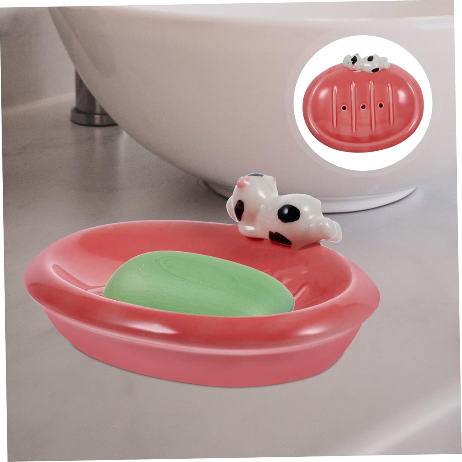Dorable Ceramic Soap Holder for Small Bathrooms