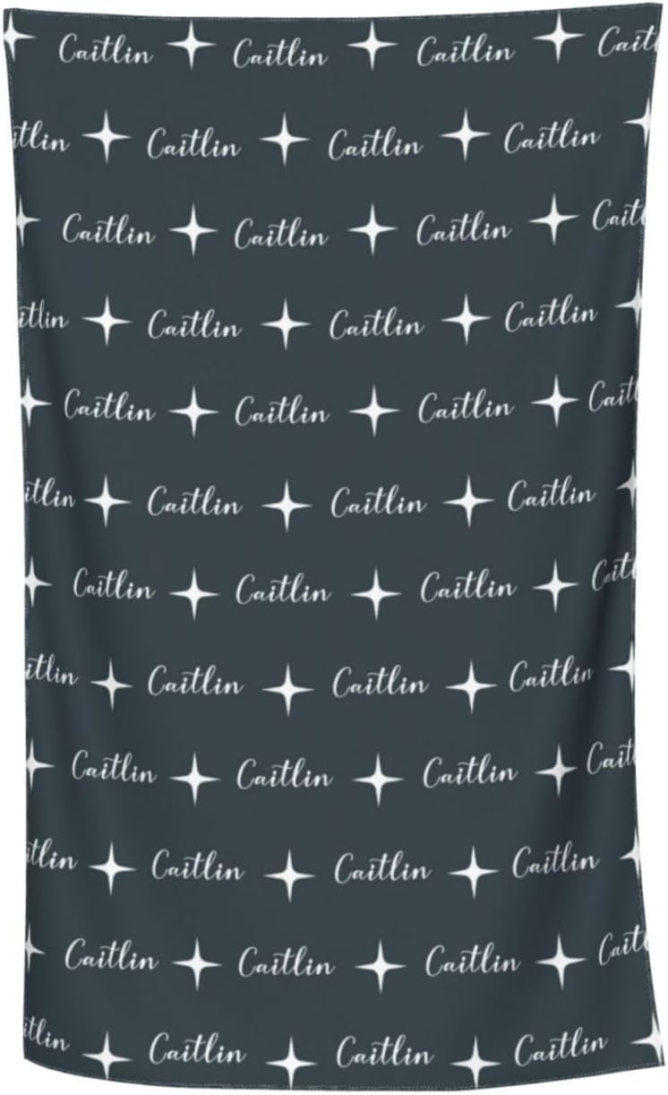 Personalized Beach Towels with Names - Dark Green