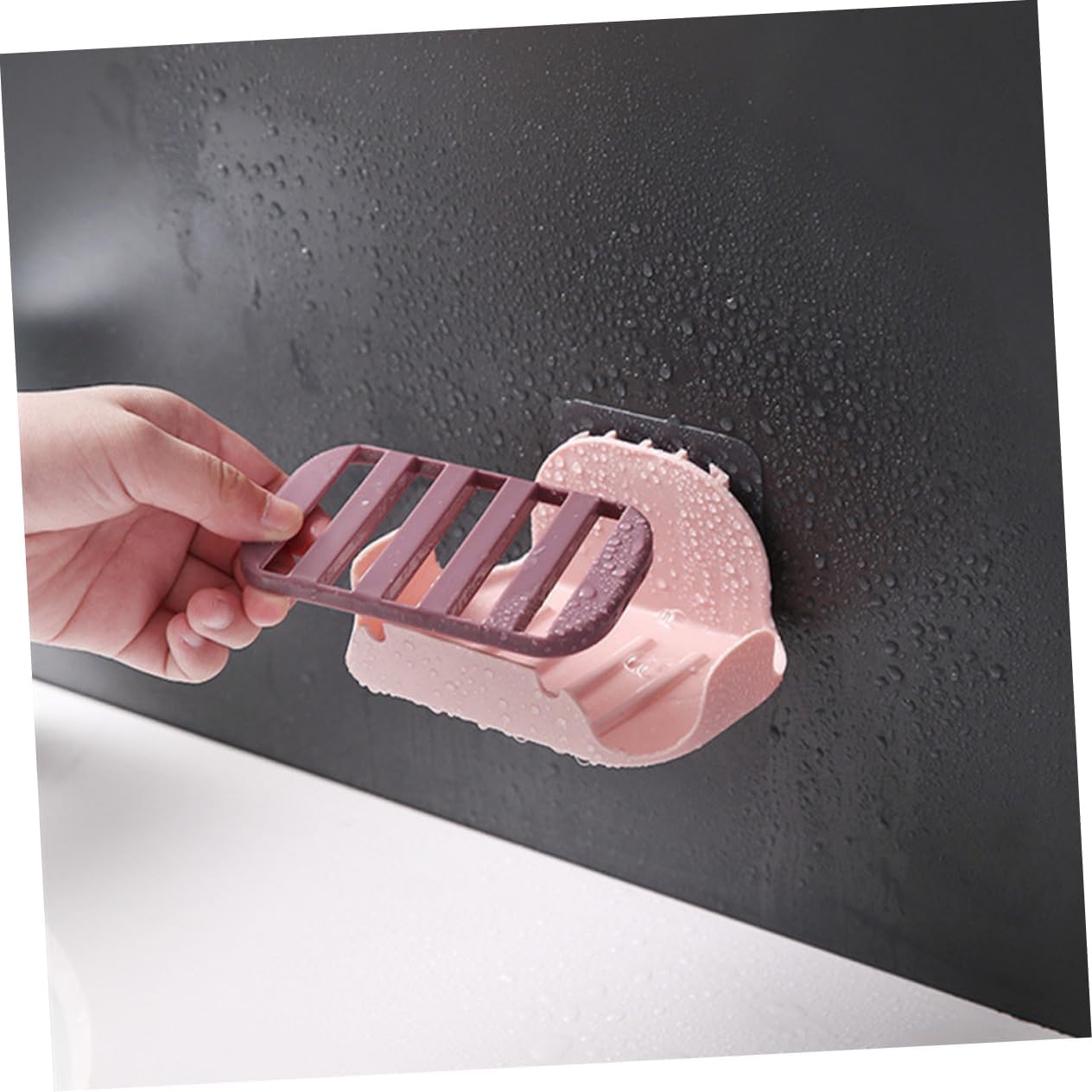 Cabilock Double Layer Soap Box Holder with Suction Wall Design