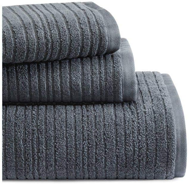 Kenneth Cole Bath Towel Set 3 Piece Terry Cotton