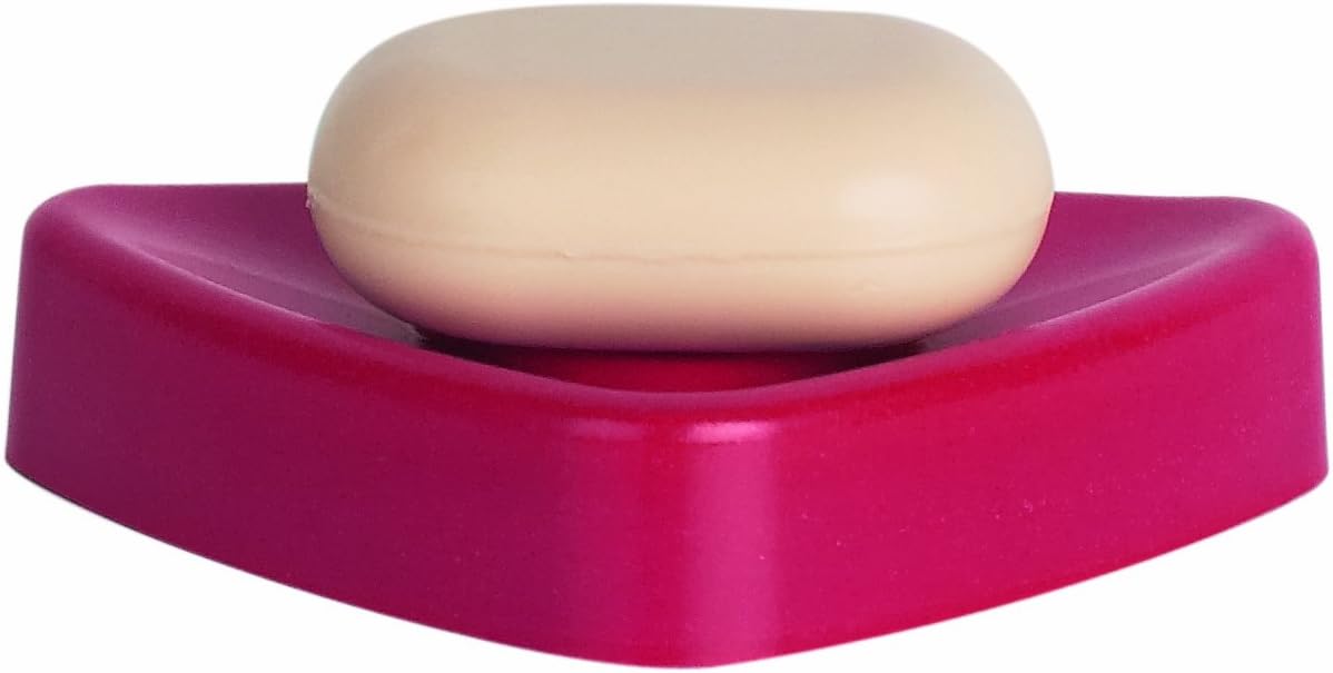 Trix Eco Plant Fibre Soap Dish Red