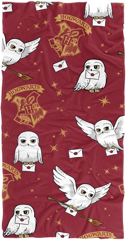 LOGOVISION Harry Potter Hedwig AOP 30x60 Beach Towel for Kids