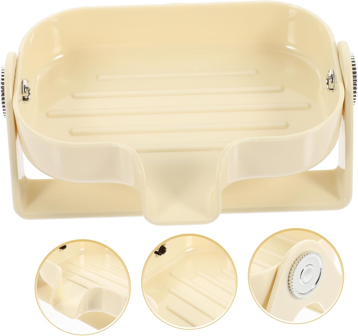 Self Draining Soap Dish Holder with Modern Style