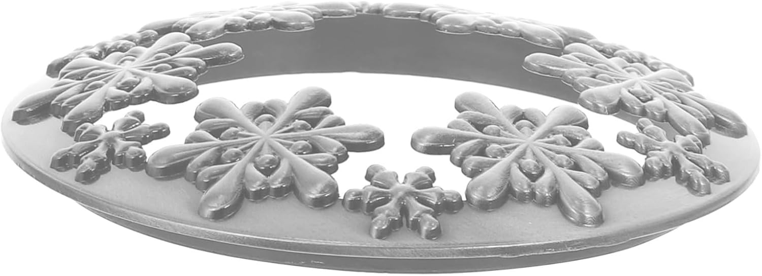 SEWACC Snowflake Candle Lid - Zinc Alloy Christmas Decor