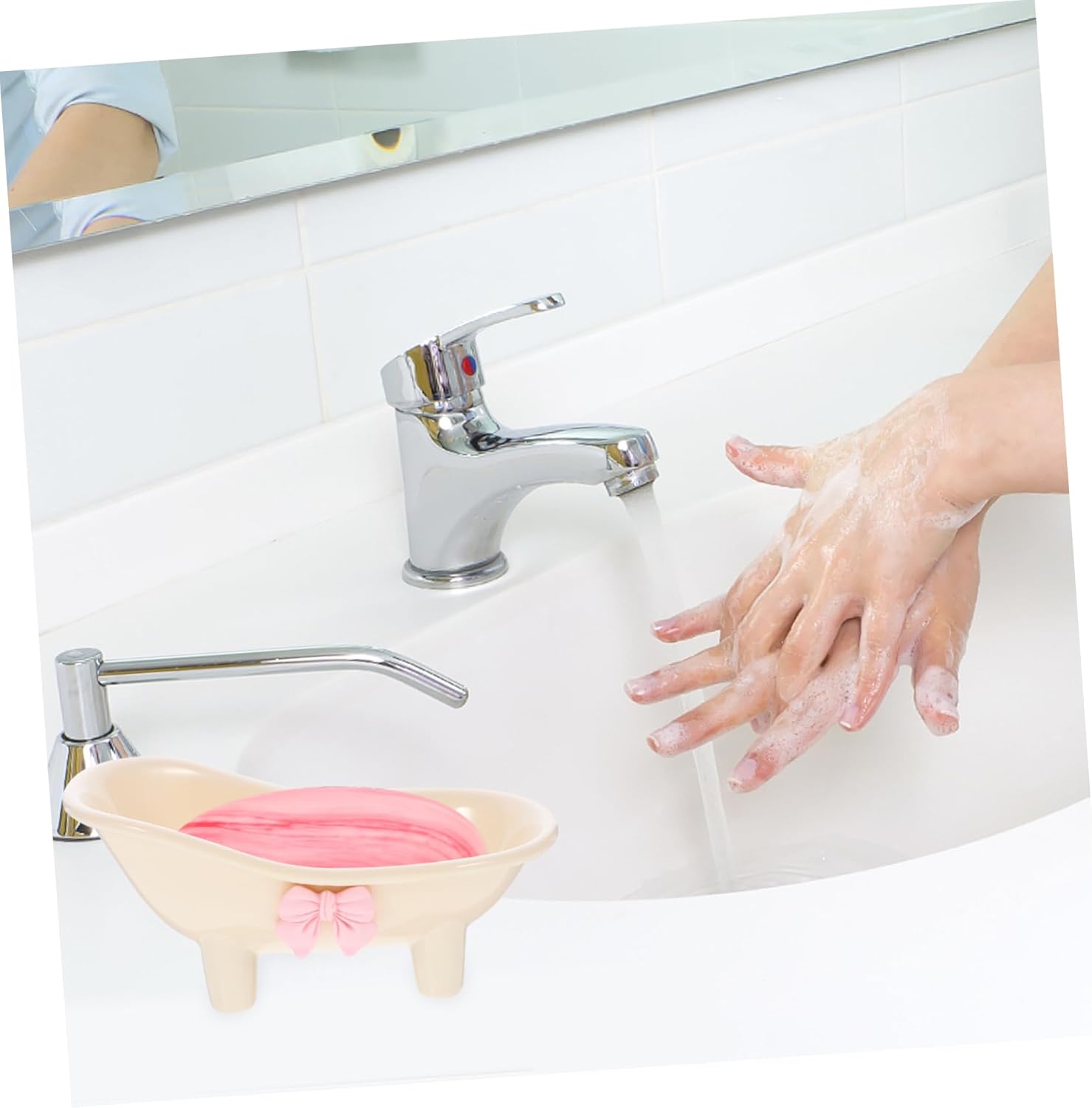 Yardenfun Bathroom Soap Dish with Draining Tray
