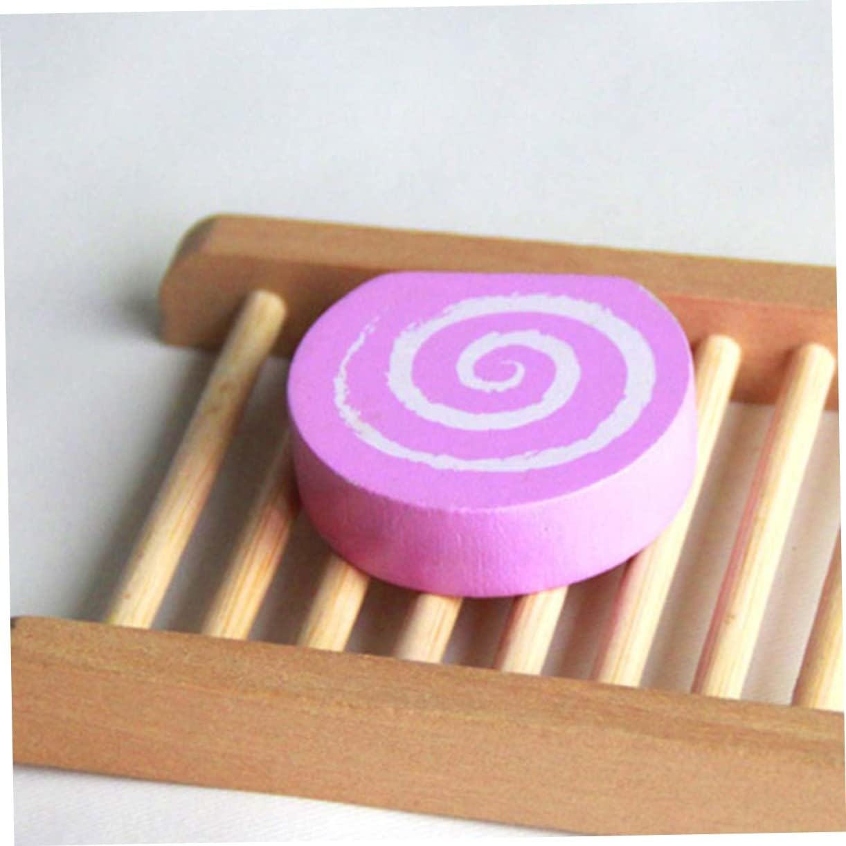 ABOOFAN Wood Soap Tray Holder Set of 2 1
