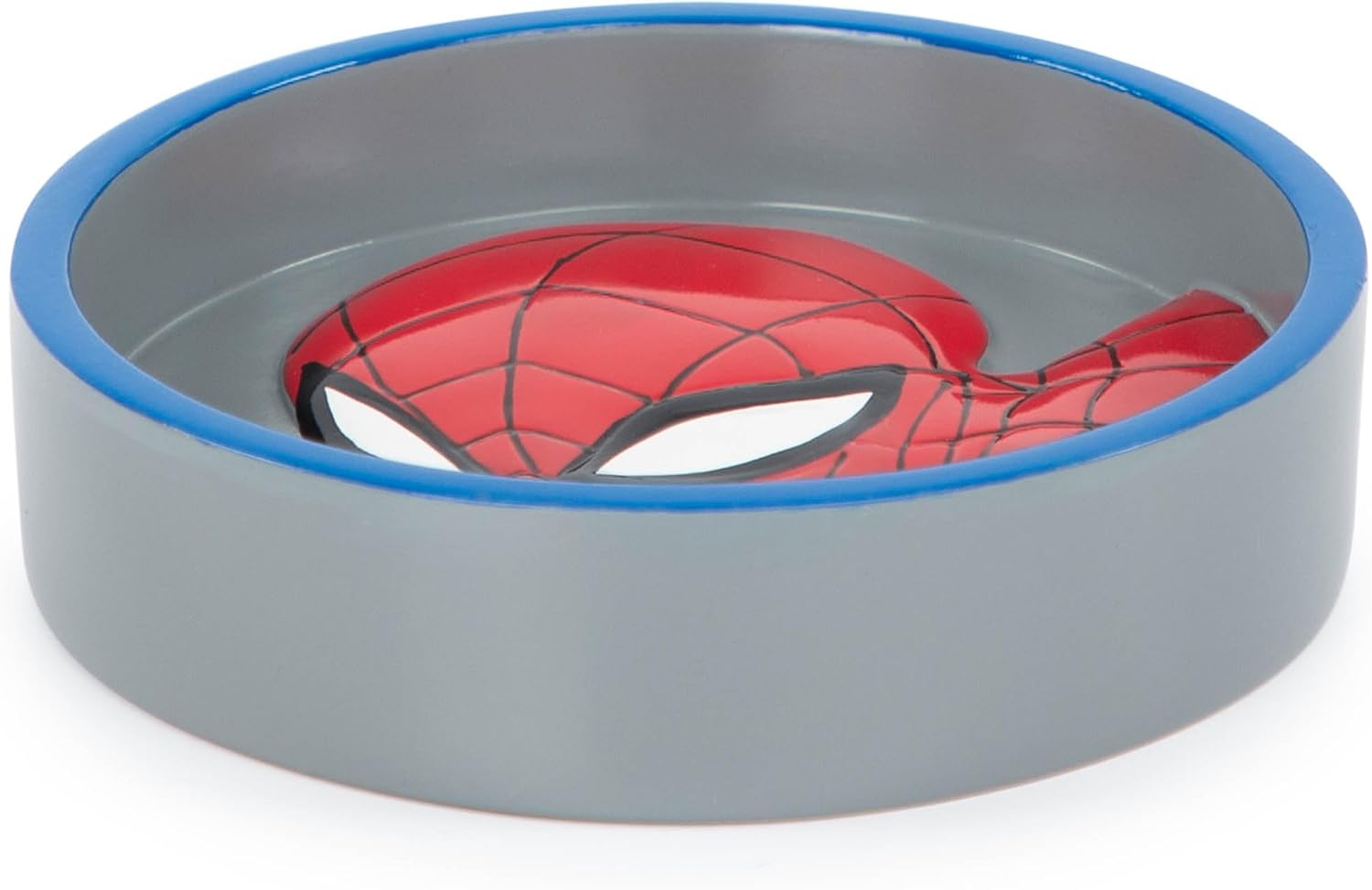 Jay Franco Marvel Spiderman Soap Dish - Red Blue Resin Holder