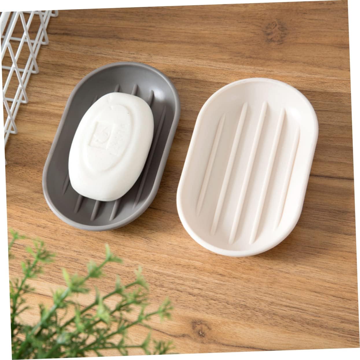STOBAZA Soap Box Self Draining Bath Organizer