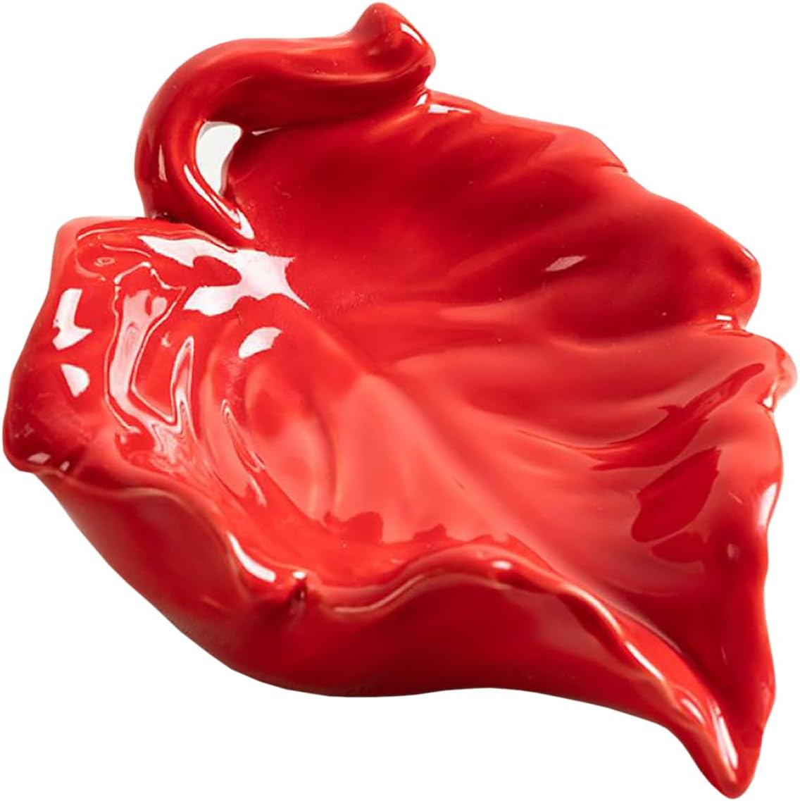 Gaolinci Leaf Shape Soap Holder Ceramic Dish 1