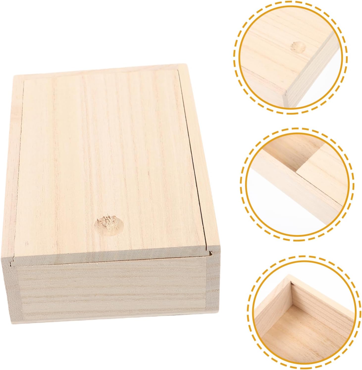 Cabilock Wooden Soap Dish With Lid Reusable Holder 1