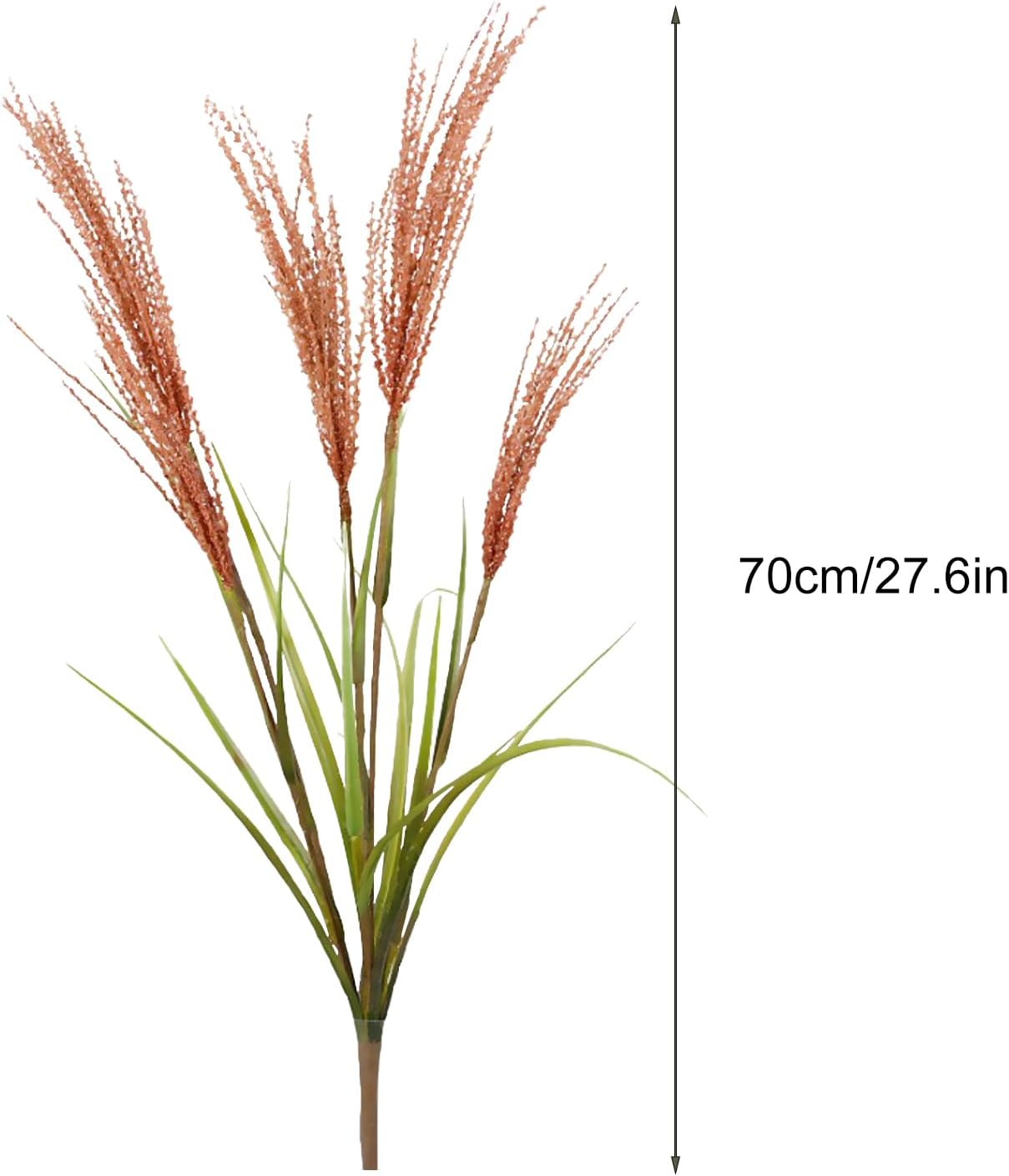 ZHDOKA 2PCS Artificial Reed Plants for Boho Wedding Decor