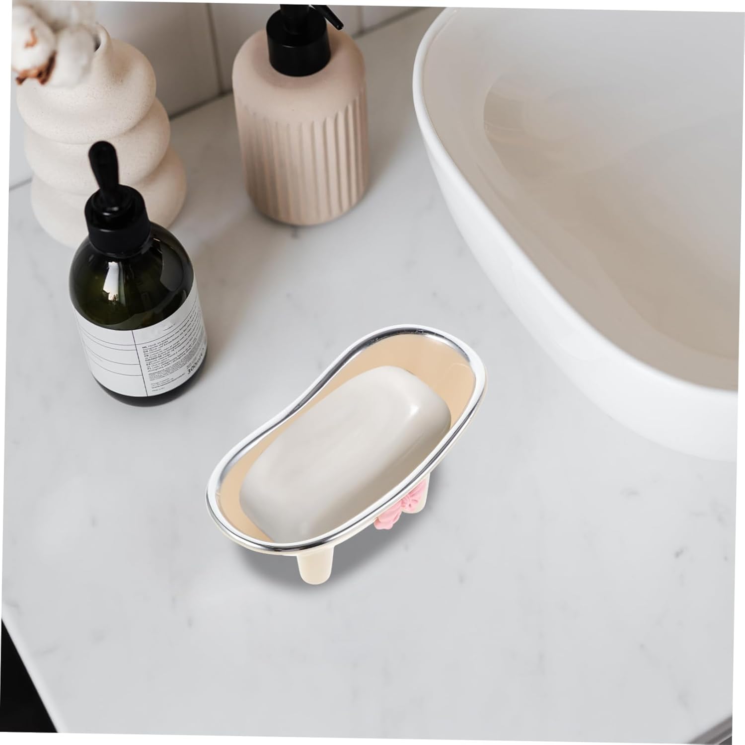 Hemobllo Bathtub Shape Soap Dish Decorative Holder