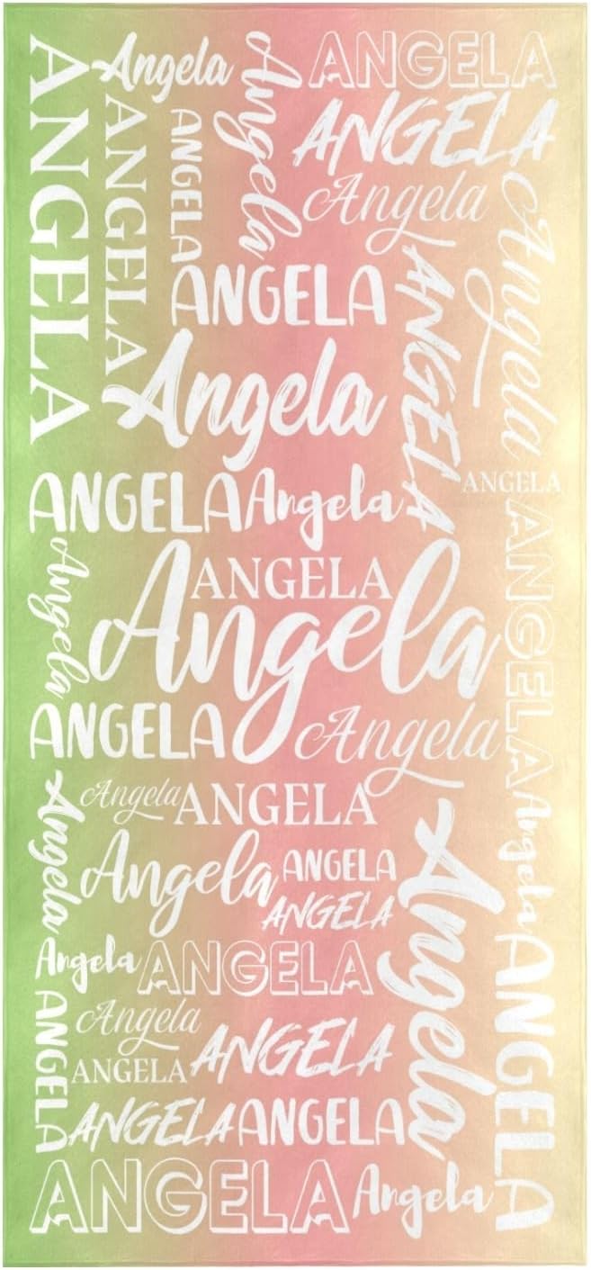 Custom Kids Adults Beach Towel with Name