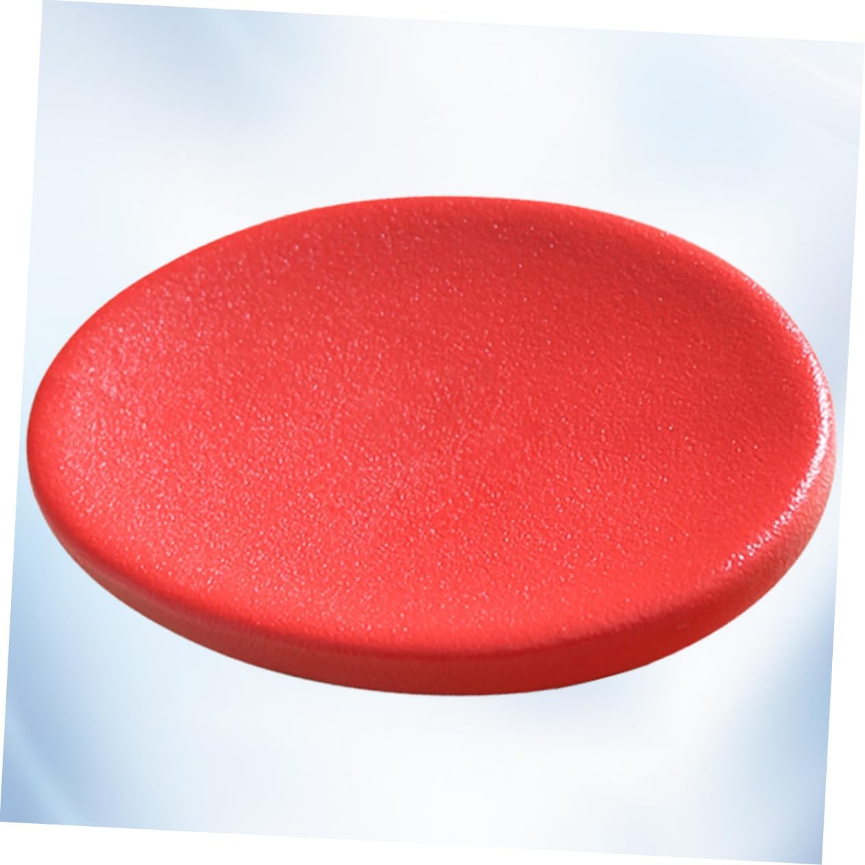 1Pc Creative Red Ceramic Soap Dish for Home Decor