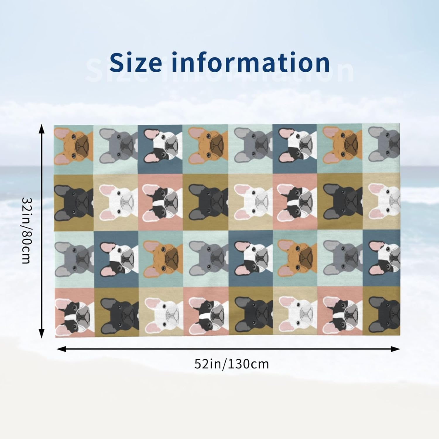 VIMIE Microfiber Beach Towel for Adults 1