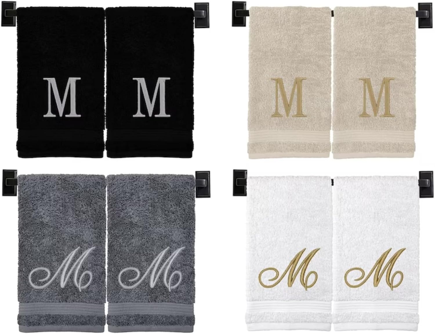ZYMECH Personalized Embroidered Beach Towel with Custom Name