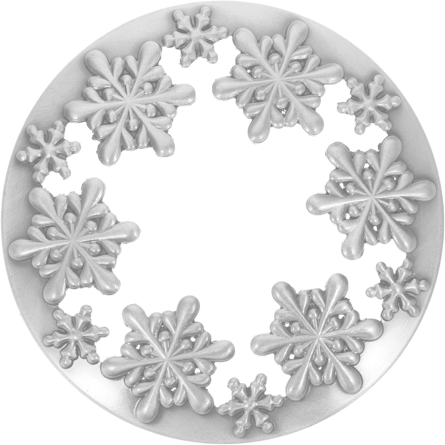 VILLFUL Smart Cover Candle with Snowflake Design