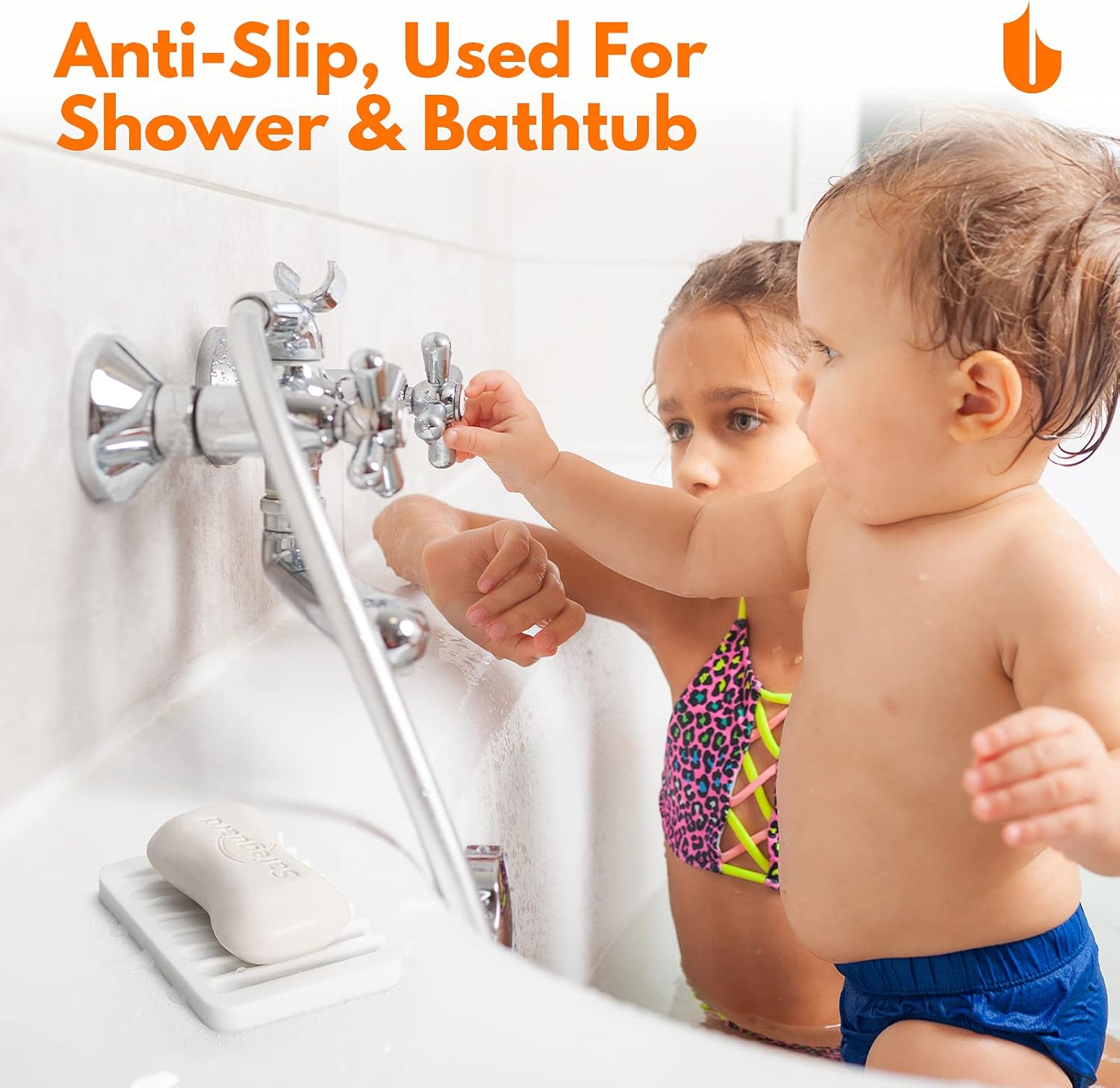 Urbanstrive Flexible Silicone Soap Dish for Bathroom and Kitchen 1